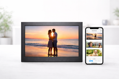 EverFrame 10.1″ Smart Wi-Fi Digital Photo Frame with HD Touchscreen & 16GB Storage