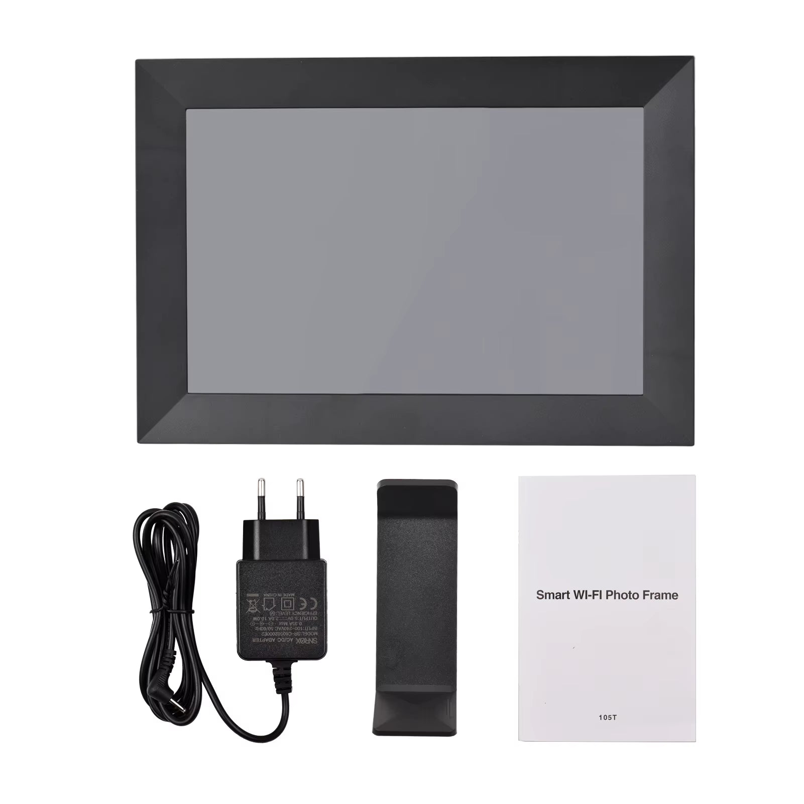 Andoer 10.1 Inch Smart Wifi Photo Frame Digital Picture Frame HD IPS Touch-Screen 1280*800 Photo 1080P Video 16GB Storage